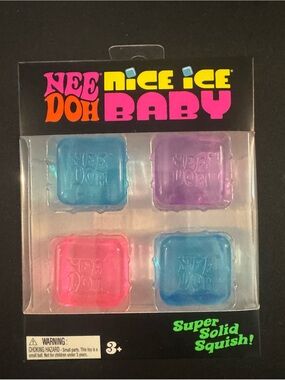 Nice Ice Doh Baby Kids Squish Toy - Multicolor (Blue, Purple, Pink)